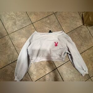 Light pink  Sweatshirt with Pink Logo